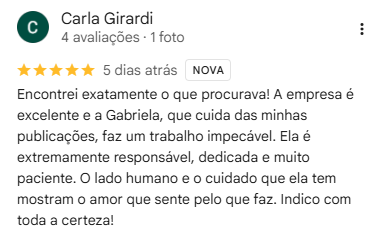 Depoimento de Carla Girardi sobre o trabalho da AVETDIGITAL